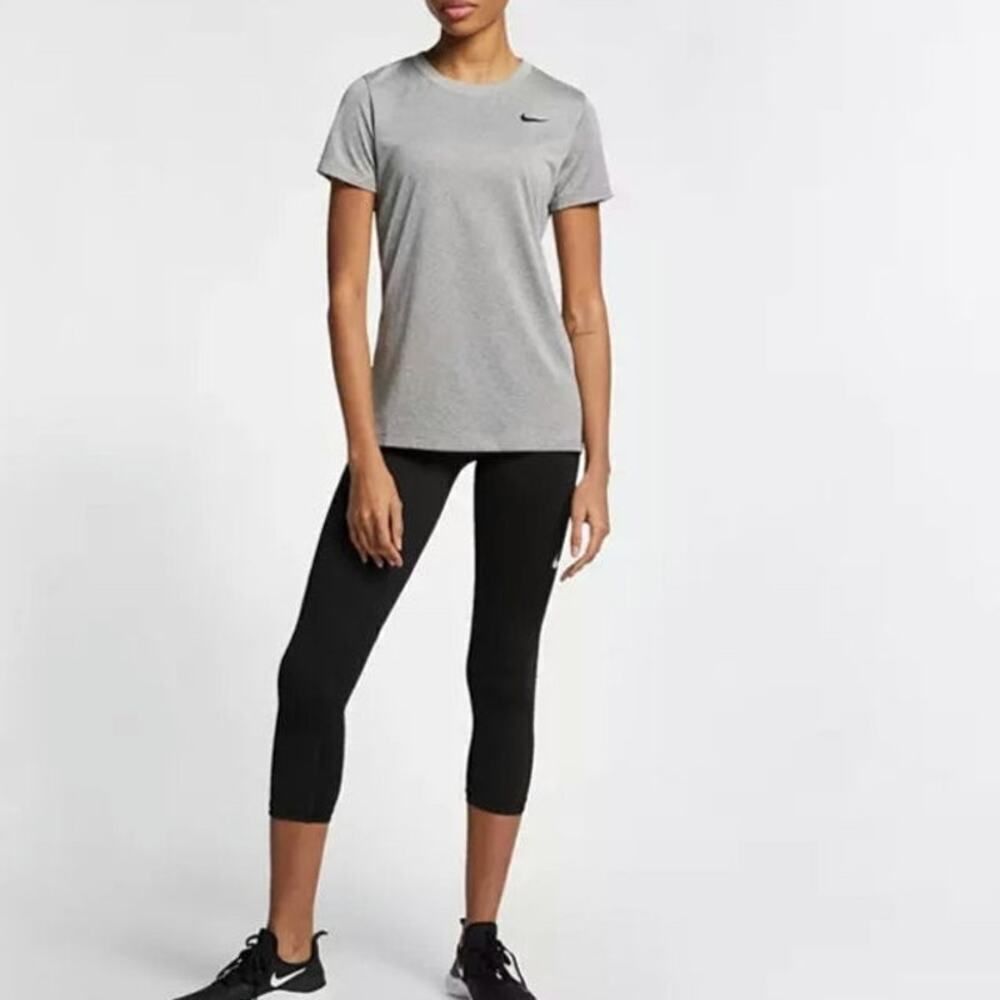 Nike Women's Legend Training T-Shirt dark heather grey sz medium
